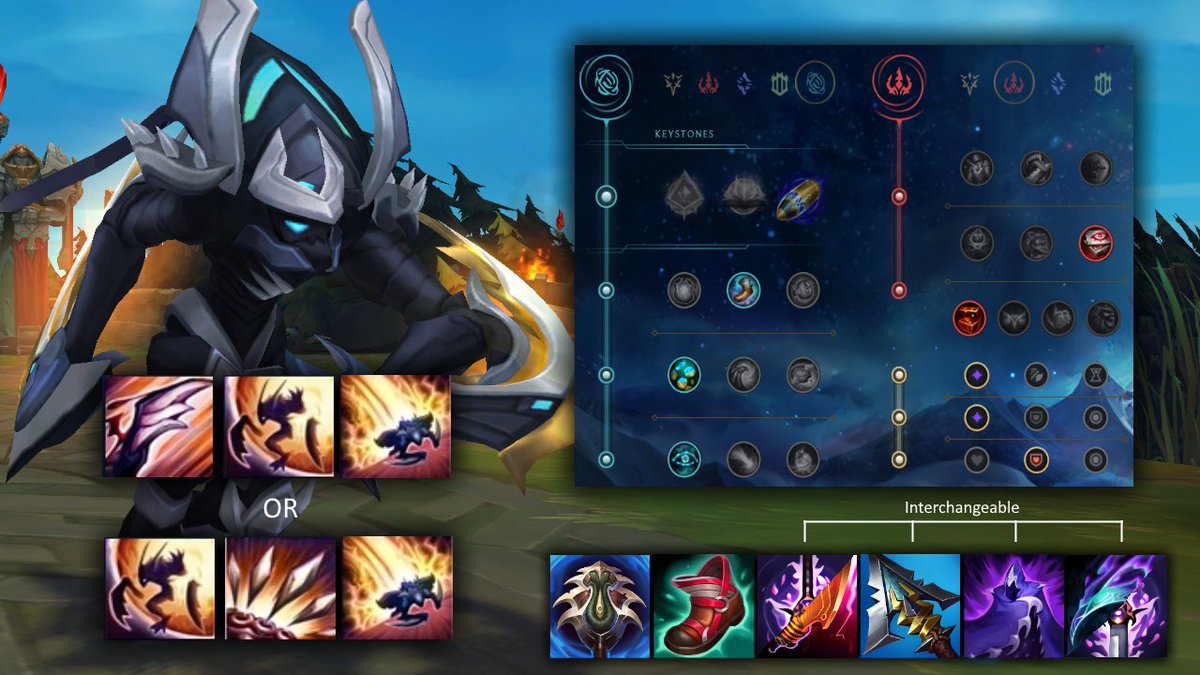TinjusX1's tweet photo. Simple Season 14 Kha'Zix cheat sheet for free LP https://t.co/2LePhi7UA9