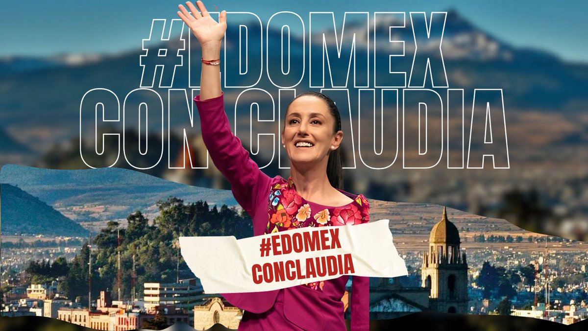 La energía y compromiso de la gente son el motor que impulsa a la doctora Claudia Sheinbaum para continuar con la transformación 🇲🇽 
#EdomexConClaudia 🙌🏼 
#Claudiadores 🛡️