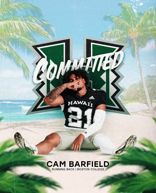 Good Morning BRADDAHHOOD🤙🏽🌈 🏝️ #GoBows @HawaiiFootball @UH_FBRecruits @MicahAlejado @CoachCBhawaii @CoachTimmyChang @JamihOtis @EPalmerr4 @AidenMccomber @coachroyotis @VaBranch #BRADDAHHOOD 🤙🤙