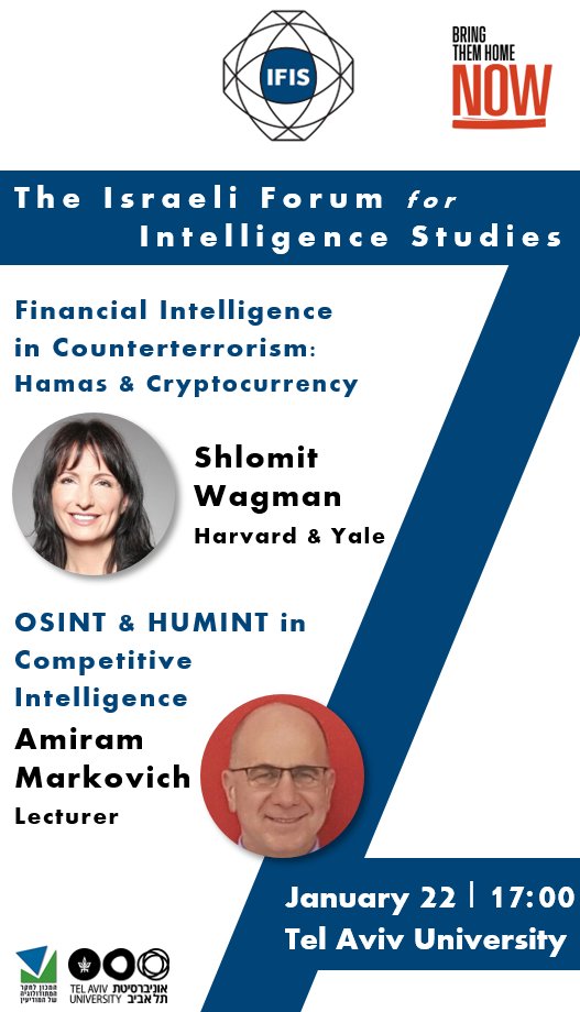 IsraeliForumIS's tweet photo. Taking a short break from strategic surprises, we have an exciting meeting coming up on #financial_intelligence featuring

🔷 @BKCHarvard @YaleLawSch affiliate &amp; former DG Money Laundring Prohibition Authority, @wagman_shlomit  

🔷 Lecturer &amp; former SVP @PoaliMarkeTweet, @rtttd https://t.co/7Vxj2Hs7Dp