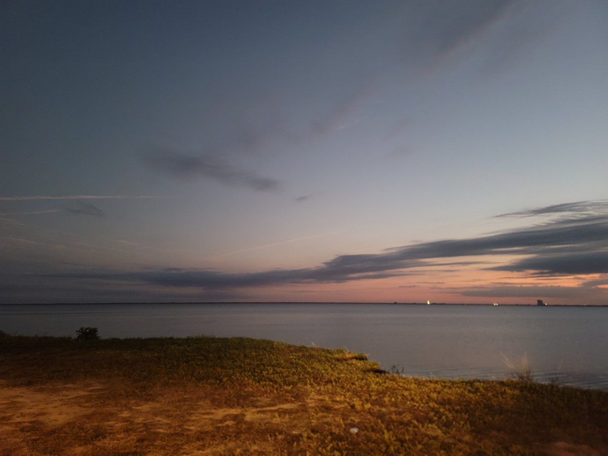 SpaceCoastSkies's tweet photo. Early morning light over the Cape ahead of tonight's historic launch of Vulcan #VAB #SLC41 #Vulcan #SpaceCoastSkies #HistoryInTheMaking https://t.co/2UnNUiA1ST