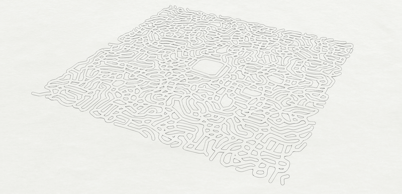 3D Art by Jason Liu
Reference: Meinhardt 1982, Turing 1952,
@KangarooPhysics, @danvdk, @networkx_team, @keenanisalive

#3D #Biology #Physics #ComputerVision #math #Network #art #design #Pattern #maze #3dmodeling #3DCG