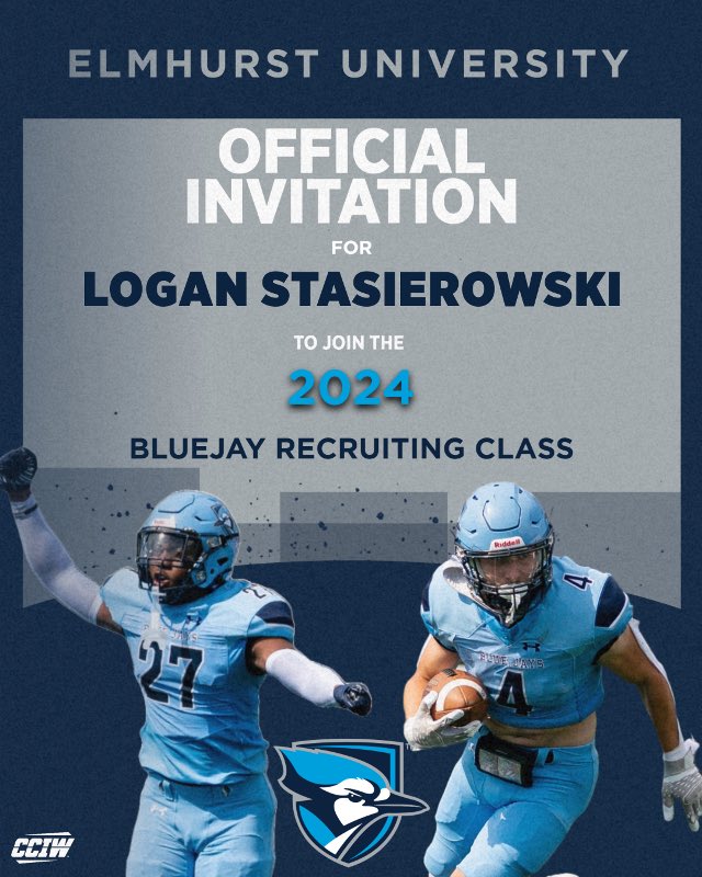 I am blessed to receive my invitation to become apart of the Elmhurst Bluejays after an amazing visit. Huge thank you to all my friends ,family and coaches.