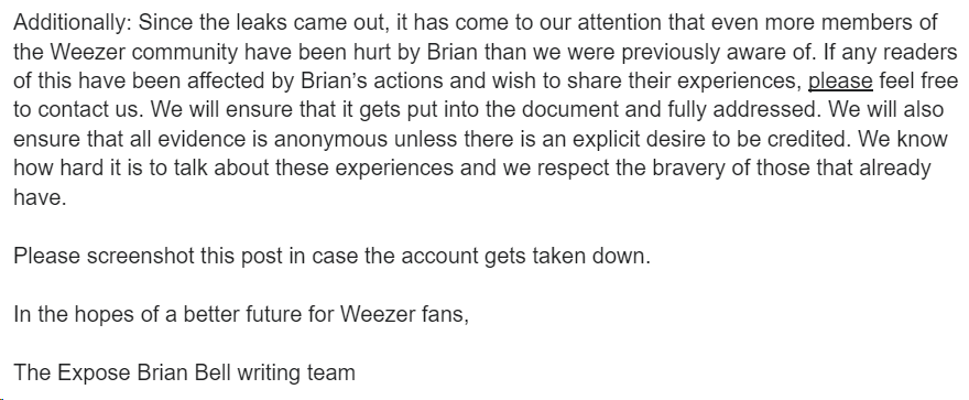 Expose Brian Bell tweet media