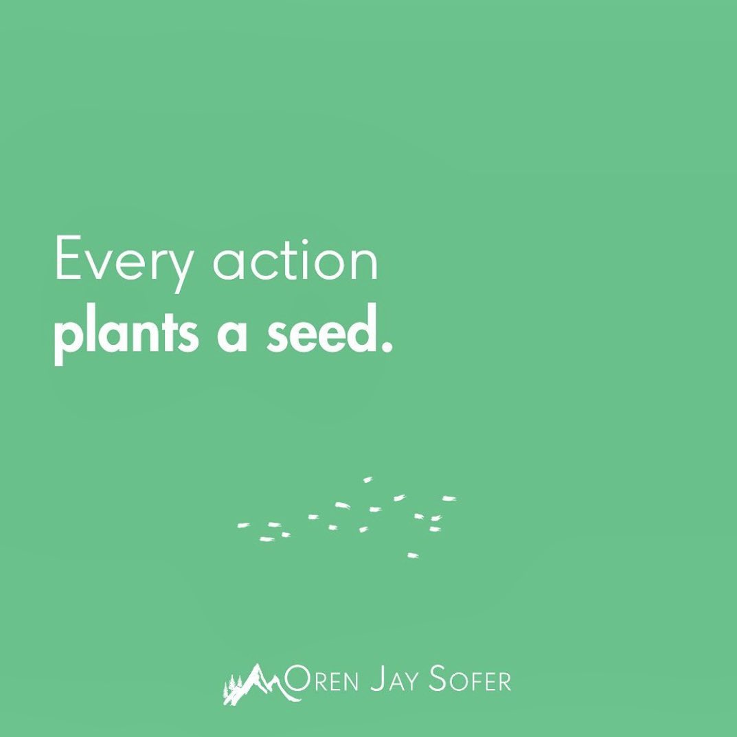 Action for Happiness (@actionhappiness) on Twitter photo Every action plants a seed. Start today and positive shoots will soon grow 🌱
Image: <a href="/orenjaysofer/">Oren Jay Sofer</a> Every action plants a seed. Start today and positive shoots will soon grow 🌱
Image: <a href="/orenjaysofer/">Oren Jay Sofer</a>