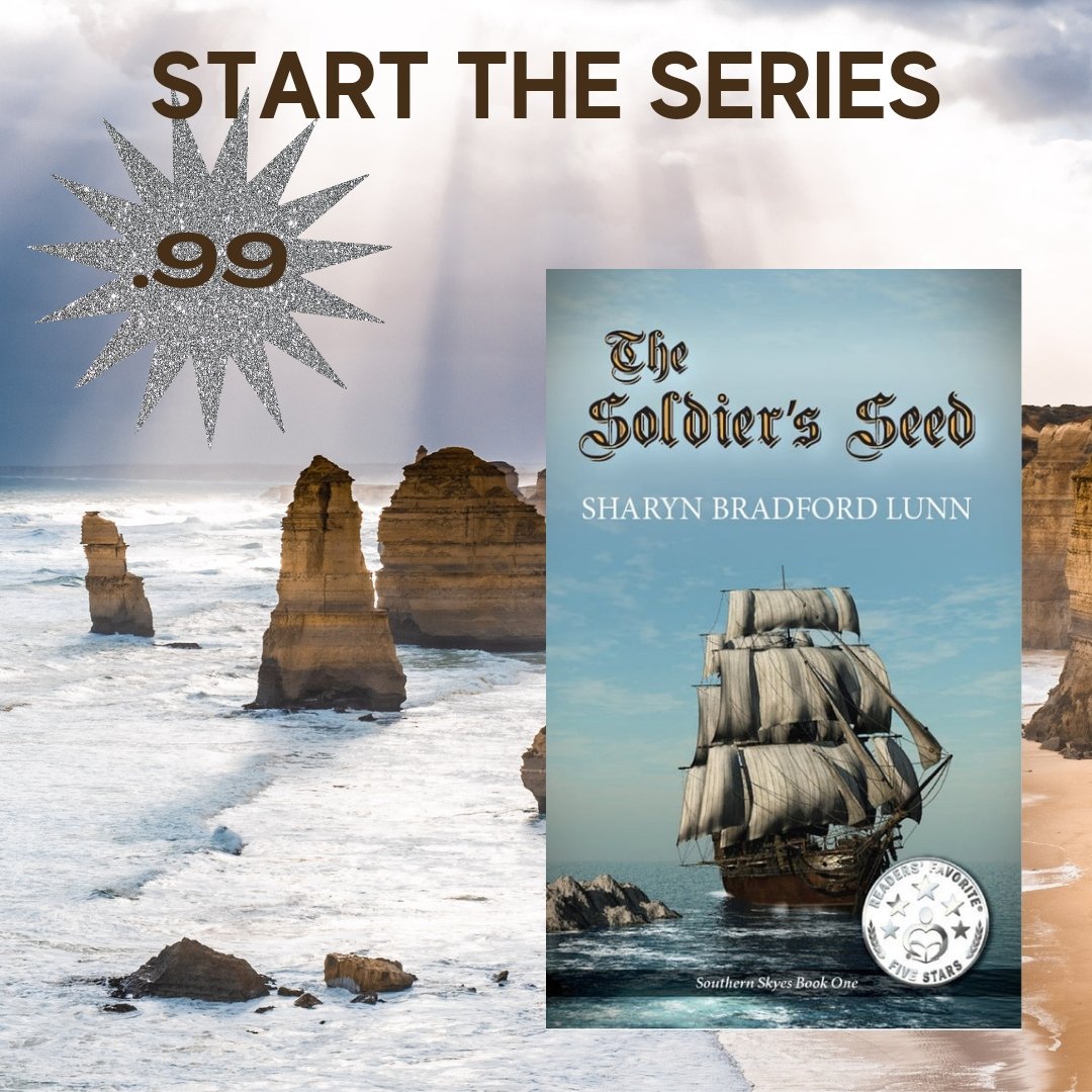thewordverve's tweet photo. Meet the soldier who started it all. Take advantage of this introductory price of 99 cents for eBook 1, The Soldier's  Seed, and begin the Southern Skyes series today! 
 https://t.co/LCiYP5Wcb1
@BradfordLunn 
#Australia #historicalfiction #bookseries #familysagas https://t.co/oXUFDs9W3r