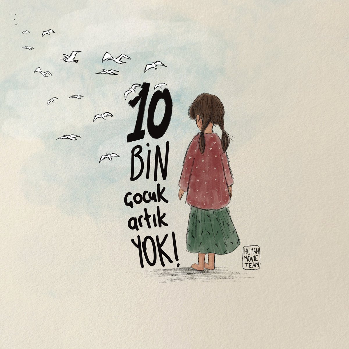 Çocuk katili İsrail, son üç ayda Gazze’de 10 bin çocuğu hayattan kopardı. 🥀

Gazze’de soykırım devam ediyor.

The child killer Israel has taken the lives of 10,000 children in Gaza in the last three months. 🥀

Genocide continues in Gaza.