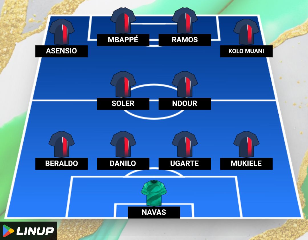 LinupApp's tweet image. La composition de Paris pour ce #USRPSG en #CoupeDeFrance ⬇️

Toi aussi crée tes compos avec Linup !