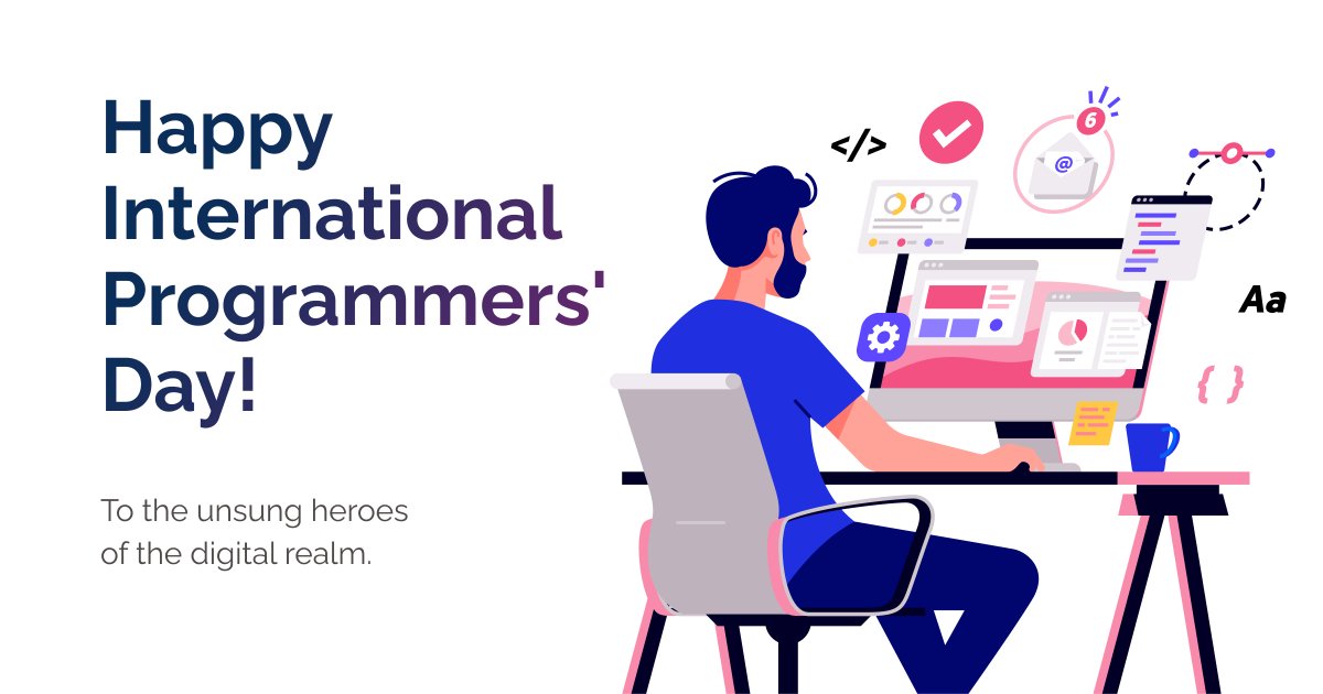 eteamio's tweet image. Happy International #ProgrammersDay to the #CodingHeroes Worldwide!
We celebrate the brilliant minds behind the lines of code, shaping the digital landscape with their expertise.
Wishing you bug-free code, seamless deployments, and endless success in your coding adventures!