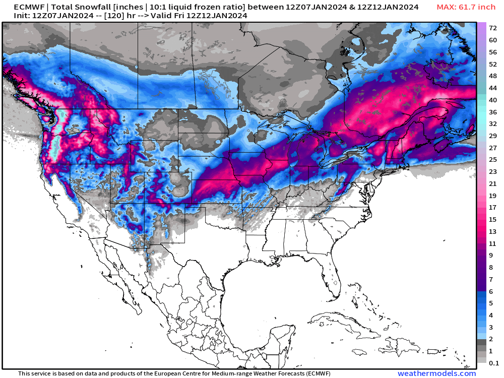 Us East Coast Snowstorm Map Brace For Impact: January 2025 Likely To