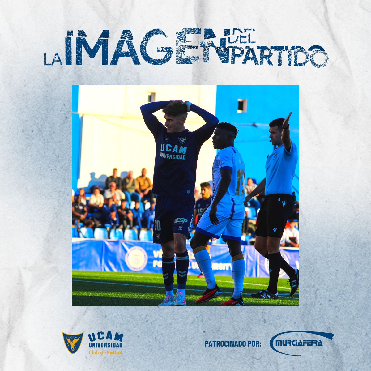 𝐋𝐚 𝐈𝐦𝐚𝐠𝐞𝐧 𝐝𝐞𝐥 𝐏𝐚𝐫𝐭𝐢𝐝𝐨 𝐝𝐞𝐥 #VélezUCAMMurcia. 

⭐️ <a href="/Murciafibra/">MurciaFibra</a>