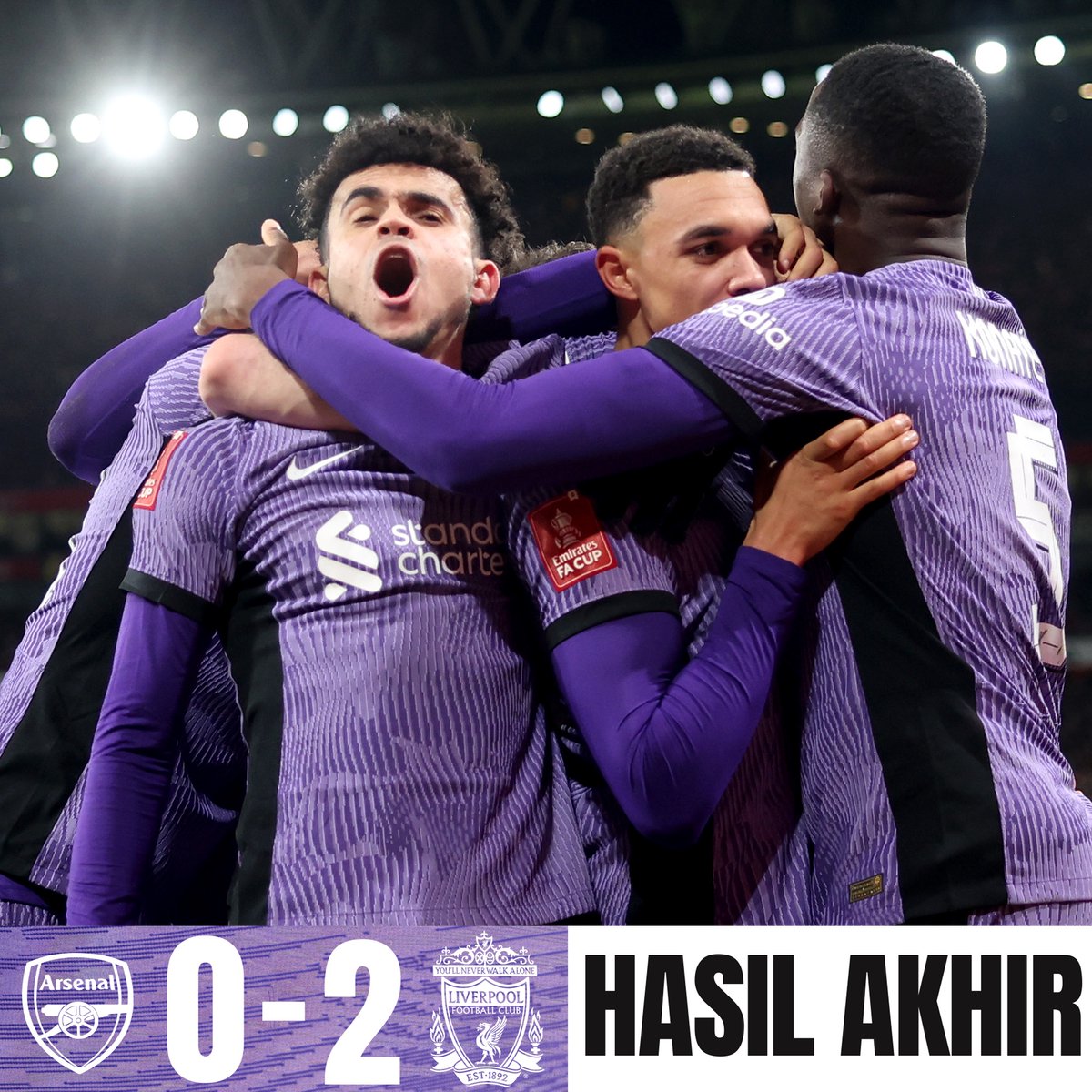 LFCIndonesia's tweet photo. MELAJU KE BABAK BERIKUTNYA #EmiratesFACup! ✅

#ARSLIV https://t.co/wa7INu4IYJ