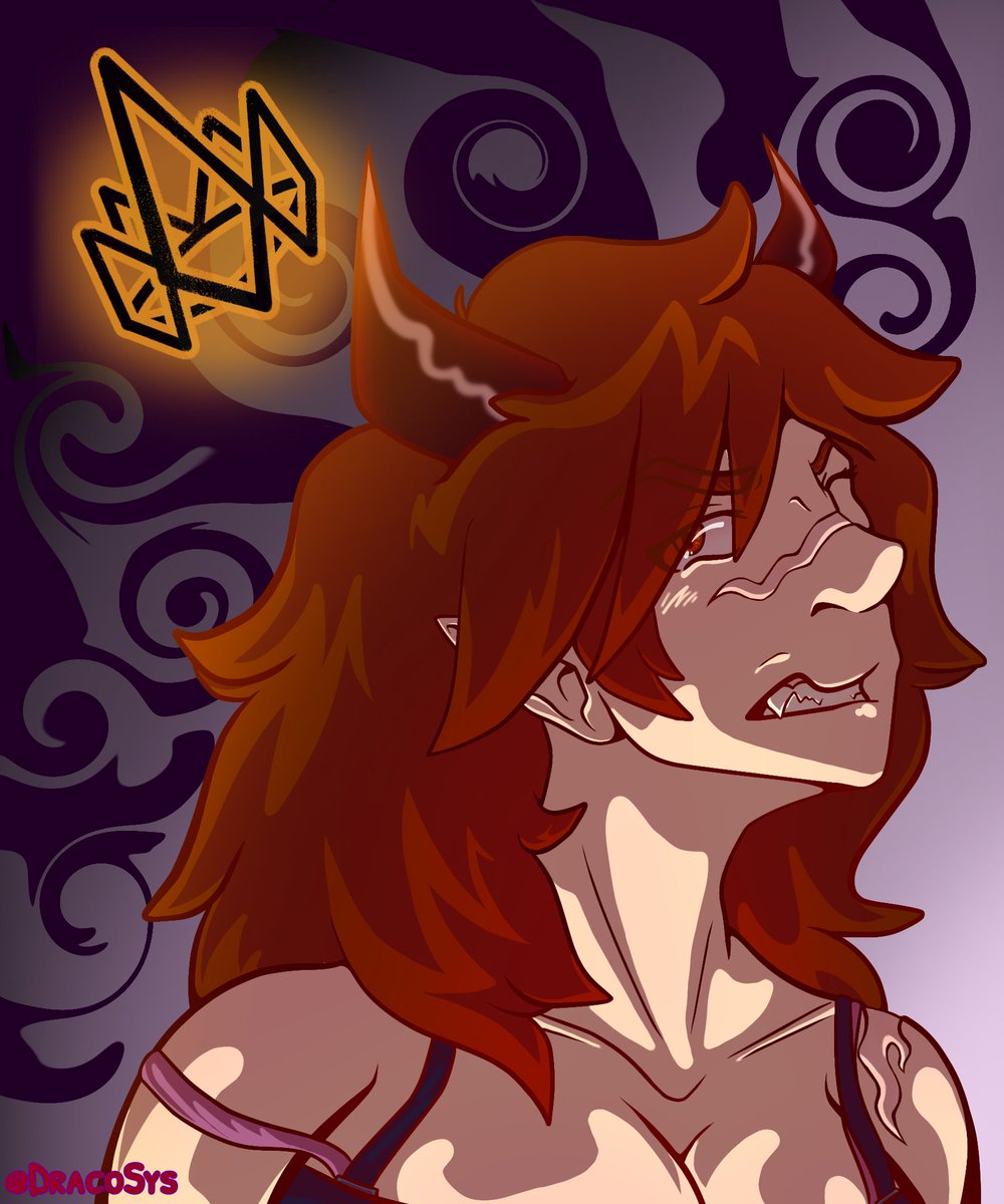 SystemDraco's tweet photo. Are you bound to the crown by choice, or by fear? 👑 

#art #demon #dracoids https://t.co/6KV0K5u8KO