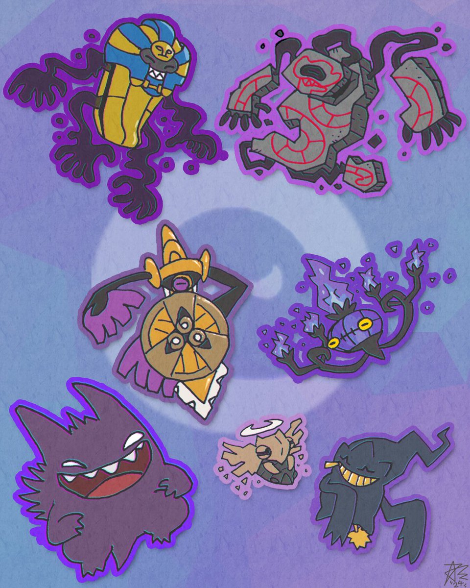 muchpaprika's tweet photo. GHOST TYPES
Best Ghosts are possessed objects?
.
#nintendoswitch #nintendo #pokemon #pokemonfanart #pokemontcg #BDSP #pokemonSV #pokemonscarletandviolet #artist #dailyart #videogames #digiart #fanart #ghosttypes #ghosts #banette #gengar #ๅตไฝใคใฉในใ #ไปปๅคฉๅ https://t.co/82ewGr9M7O