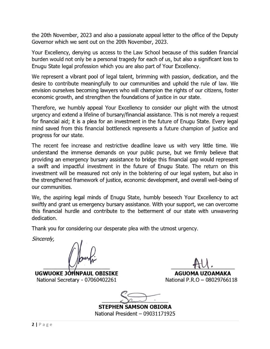 JohnpaulObyno's tweet photo. Please, help the poor law school students. The recent fee increase and restrictive deadline leave us with very little time. We understand the immense demands on your public purse, but we firmly believe that providing an emergency bursary would go a long way. https://t.co/bFcePlMvTB