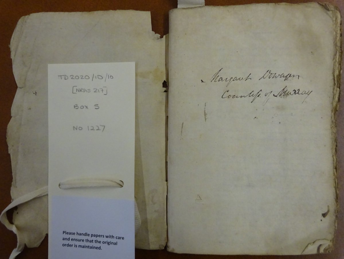 restalrig's tweet photo. This is Moray Marmalade Book (NRAS 217 5:1227) with Mistress Young's recipes included. There is quince paste in boxes, on a stool. Mostly in Scots https://t.co/wQMQRkA0o2