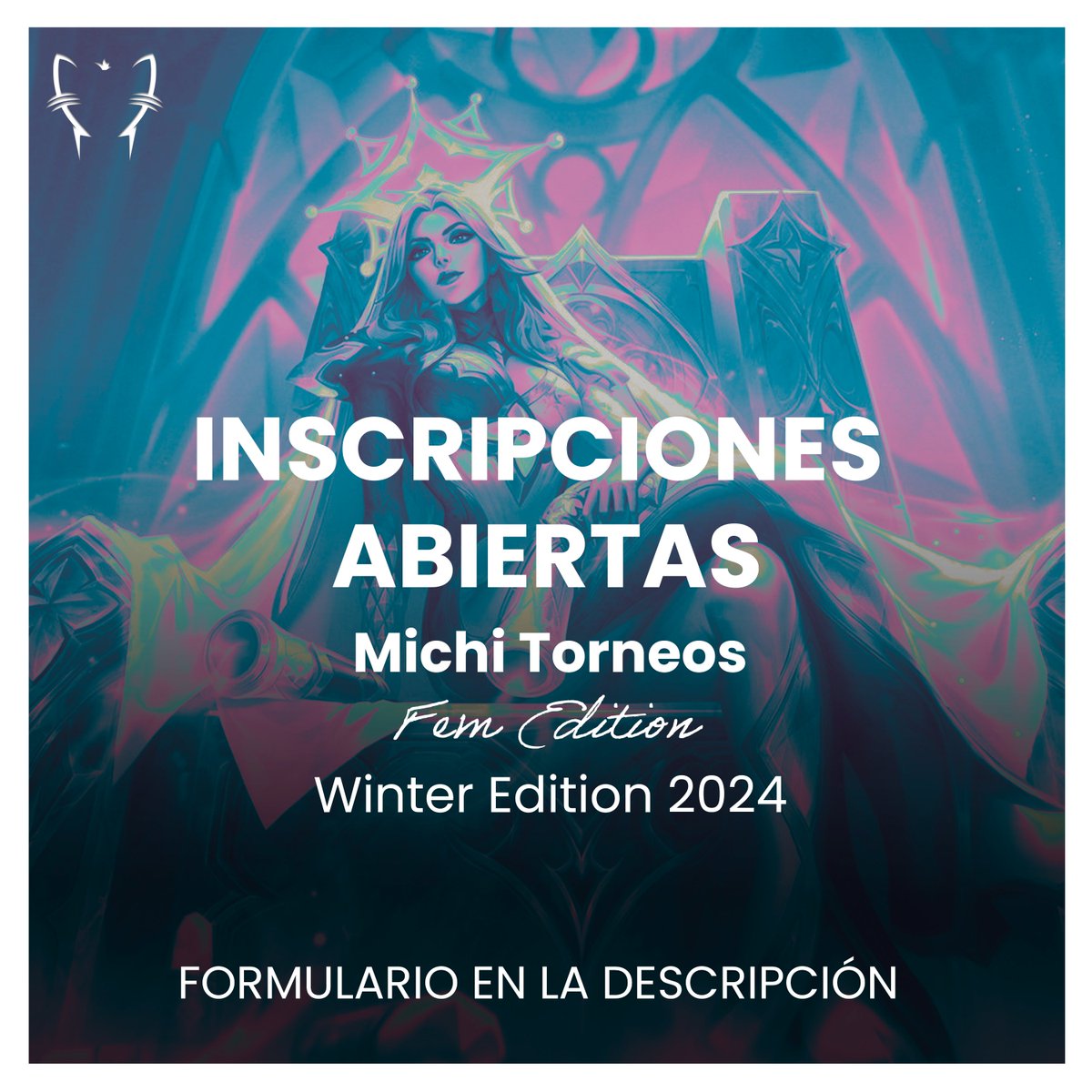 Empiezan las michi-inscripciones al primer torneo del año, reúne a tu equipo y compite por el primer campeonato de MichiTorneos, la inscripción es totalmente gratis, no dejes pasar esta gran oportunidad y demuestra tu habilidad. 😼🏆
CUPOS LIMITADOS. forms.gle/oD1MjgBwbMxfF5…