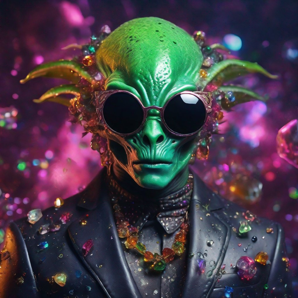 rhythrosalabs's tweet photo. Extraterrestrial elegance meets AI imagination. Who says outer space can't have style? #SpaceStyle #AlienAesthetics #CreativeAI #madewithbrAInstormer #generativeAI #creativeAI #aiart #aiartcommunity #BiologyArt #AITransforms #Innovation #ArtificialNature #FashionFuturism https://t.co/qwNJTDXHKr