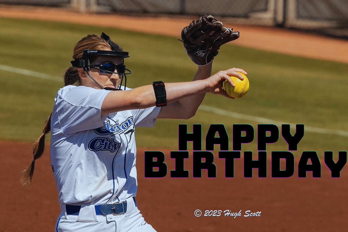 ocu_softball's tweet photo. Happy Birthday to sophomore pitcher Brynlee Alsip! https://t.co/Uuz7N2TDMS