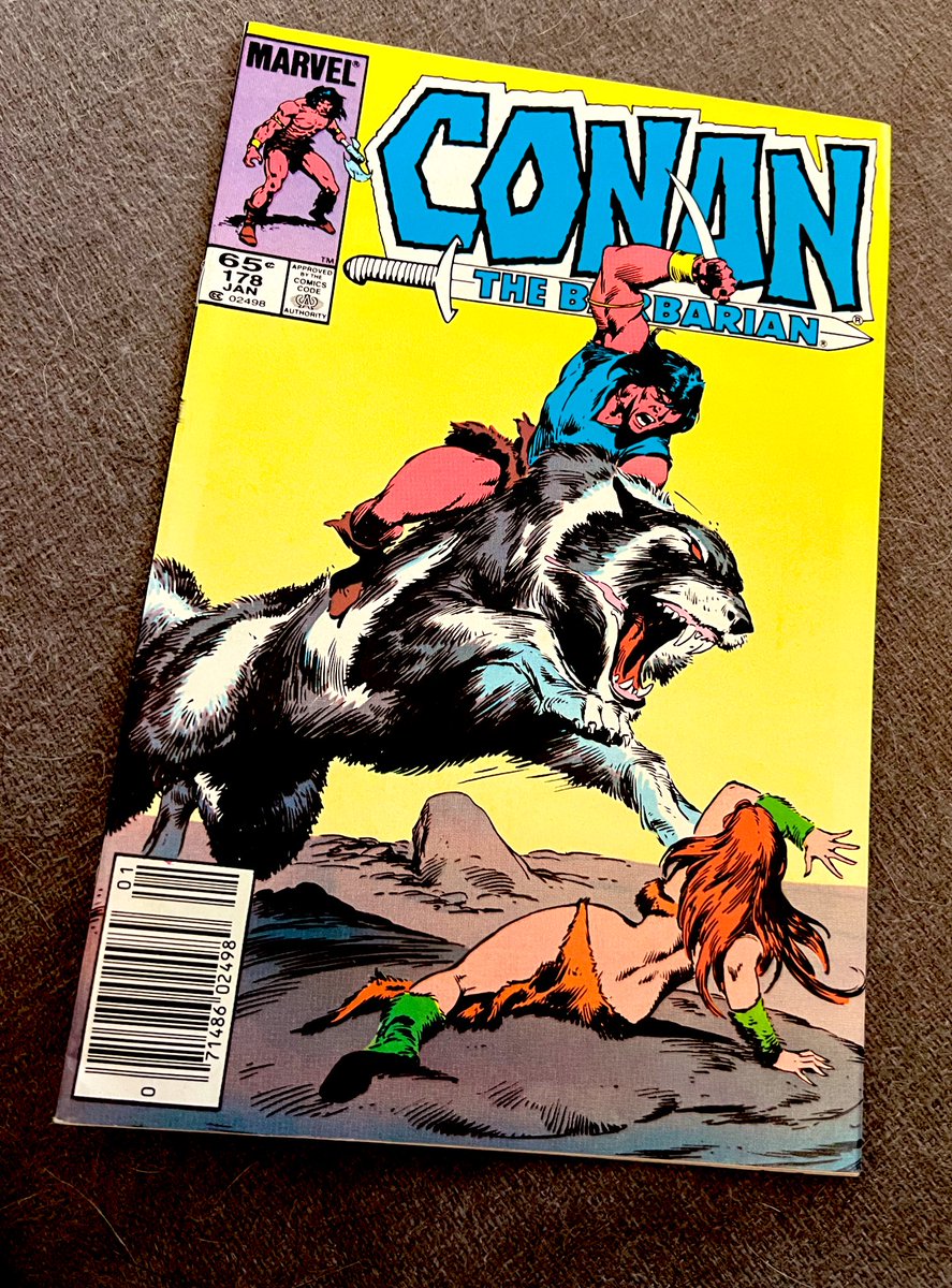 bryancburge's tweet photo. Afternoon read from recent back-issue delivery, #Conan 178. Owlsley story with cover and inside art βbig Johnβ #Buscema! https://t.co/4r0ybFfx7E