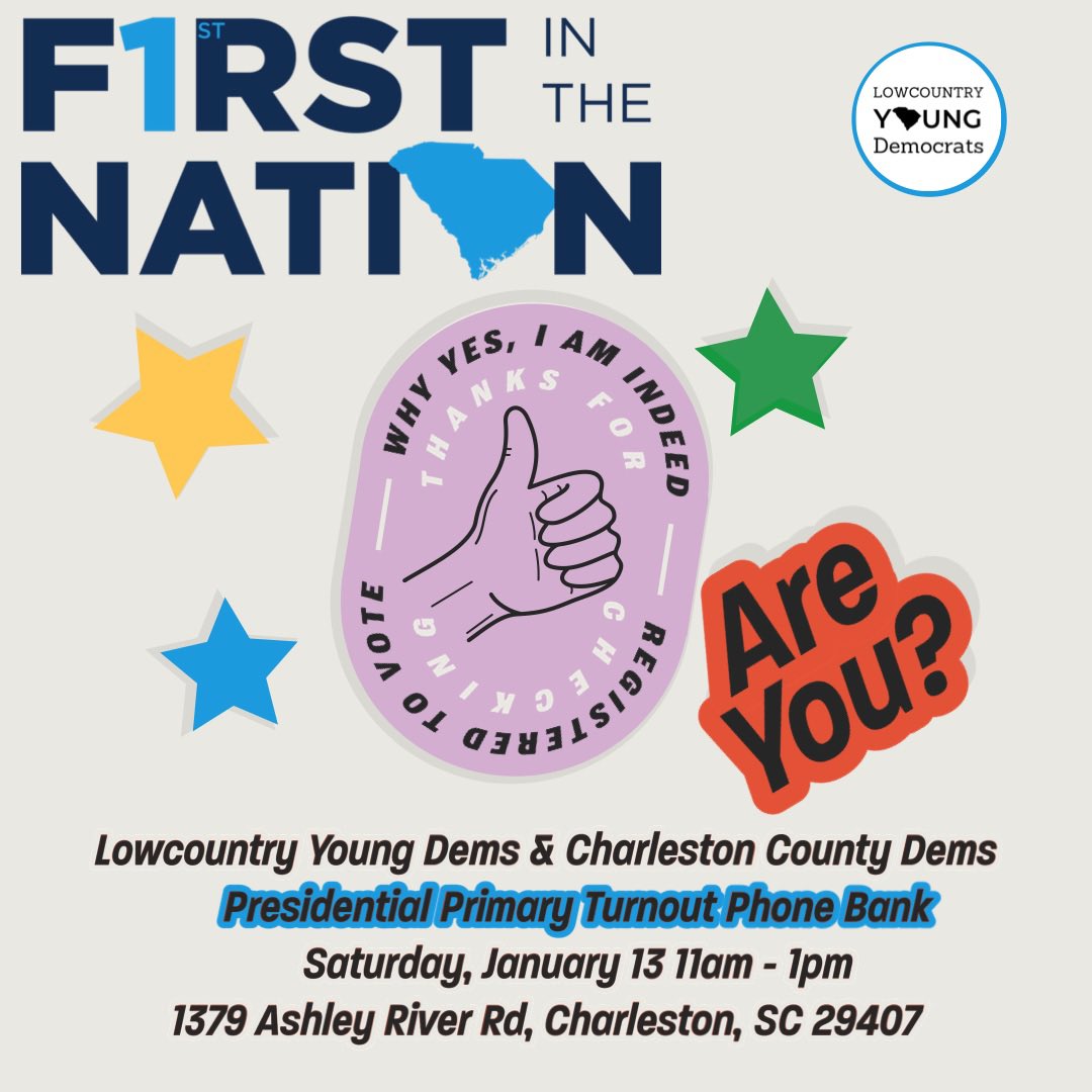 LCYDSC's tweet photo. Are y’all ready to stand on business this year?! Come join us as we reach out to voters to remind them about the upcoming election and the importance of their vote! #firedupandreadytogo 🫡🔥

Want to join me for this event? https://t.co/Co9YEZMf6y https://t.co/GN3k5fZ2n1