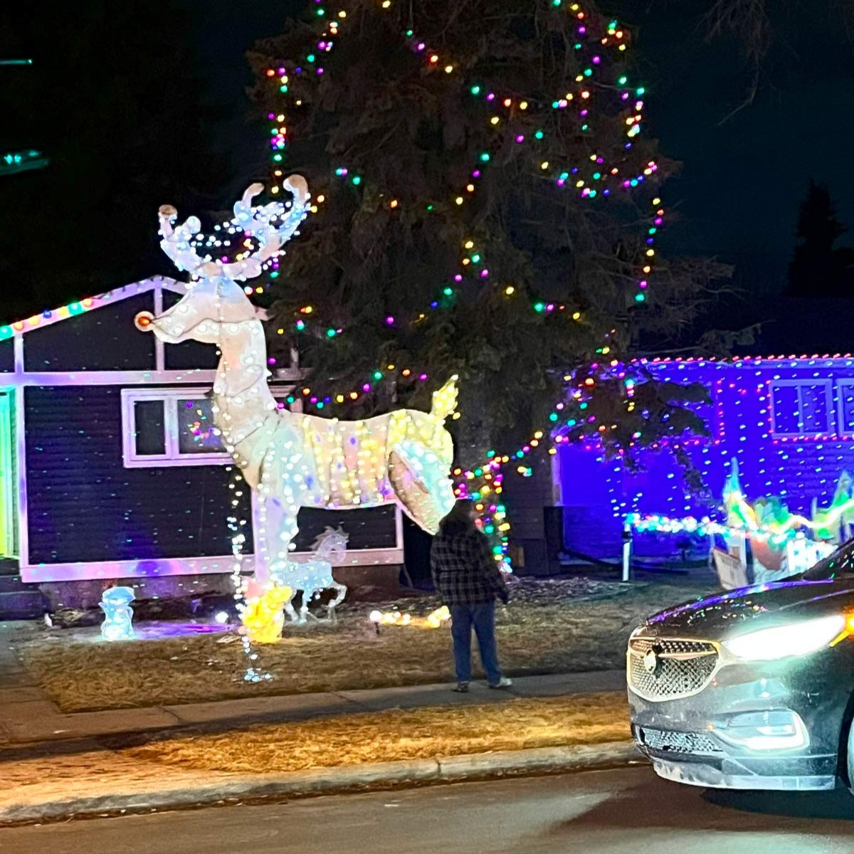 yegfoodbank's tweet photo. Now that YEG Candy Cane Lane 2023 has wrapped we wanted to send a THANK YOU to everyone involved in bringing it to life and to YOU for donating an incredible 16,244 kg of food and $9102.96 in monetary donations! Thank YOU! #yeg #edmonton #yegfoodbank #yegfood @YEGCCL https://t.co/0NPSgM5V6m