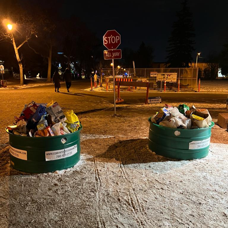 yegfoodbank's tweet photo. Now that YEG Candy Cane Lane 2023 has wrapped we wanted to send a THANK YOU to everyone involved in bringing it to life and to YOU for donating an incredible 16,244 kg of food and $9102.96 in monetary donations! Thank YOU! #yeg #edmonton #yegfoodbank #yegfood @YEGCCL https://t.co/0NPSgM5V6m