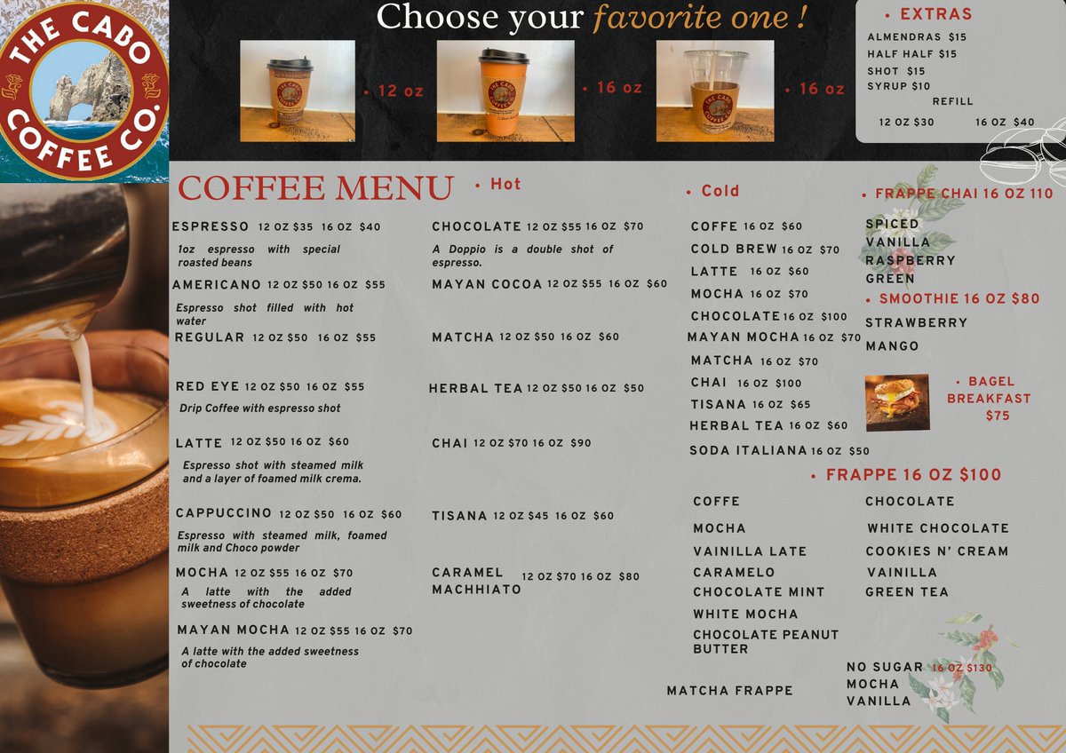 I would like to share our digital menu, at your fingertips.📱☕️🥰