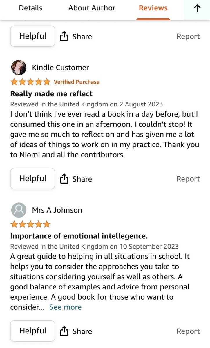 A few reviews of <a href="/TheEQTeacher/">The Emotionally Intelligent Teacher</a>. Huge thanks to those who have read the book and left reviews. 👌🏻 📚 ❤️