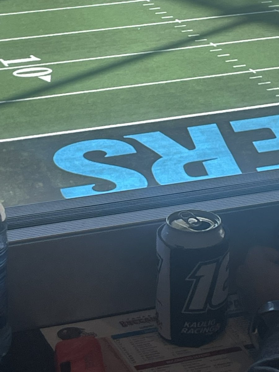 alrich03's tweet photo. @AJDinger koozie sighting at @Panthers game https://t.co/IAZtkBc8rU