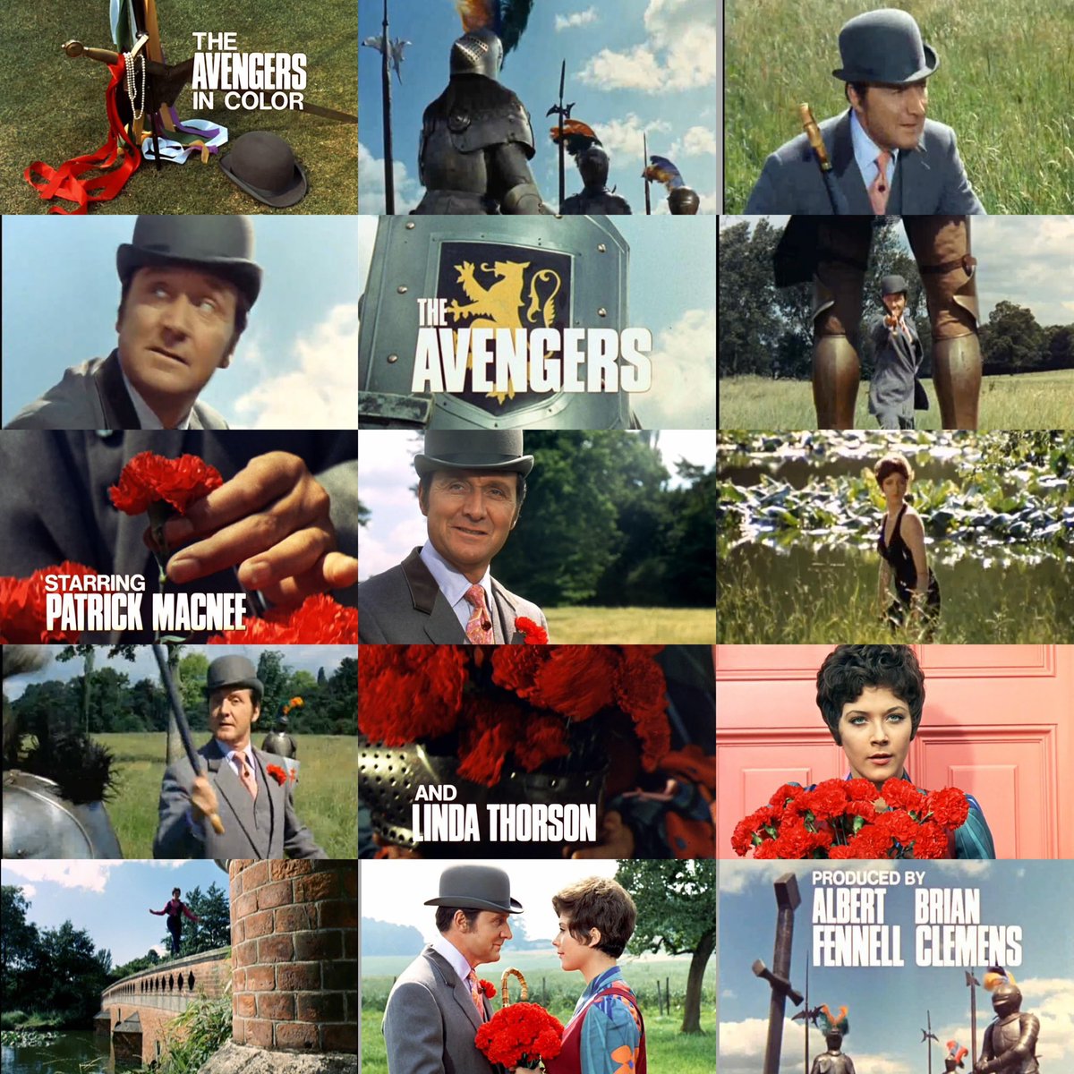 TimeLordDrew61's tweet photo. Happy 63rd Birthday to The Avengers. The second set of titles for The Avengers Series 6 The Tara King era is one of my favourites. With the upbeat version of the theme by Laurie Johnson with great visuals. #TheAvengers #SeriesSix #PatrickMacnee #LindaThorson https://t.co/uQaAZeOiHx