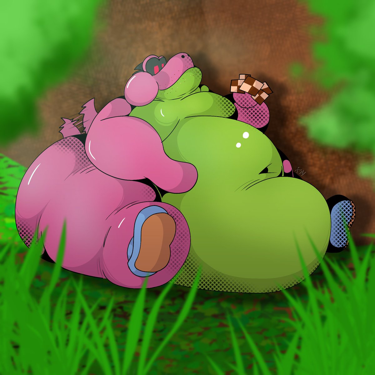 The_Mansion26's tweet photo. CW: Blob
Yoob seems to be favoring the Yoshi cookies!
#yoob #Marioandluigi #nintendo #partnersintime #Mario #SuperMarioBros #SuperMario https://t.co/MWE87AOAqo