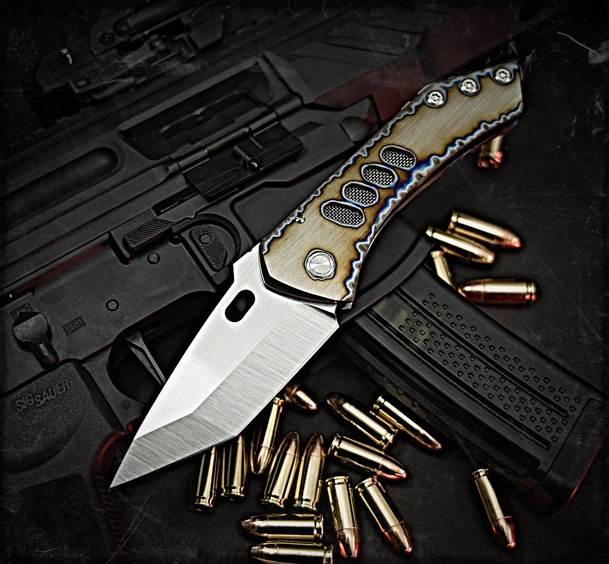 FMJ  with s45vn blade. Rogovets.com  #rogovets #customknives #handmade #custom #customknife #handmadeknife #extremaddiction