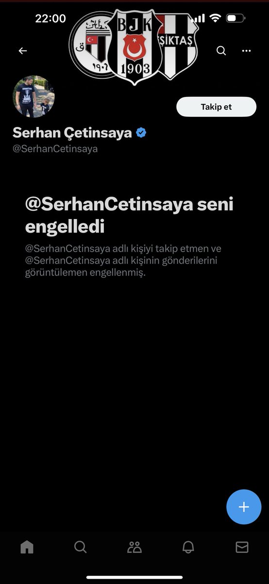 ferhatmutlu1903's tweet photo. @onurarinkan @SerhanCetinsaya Dikkat et kirven seni de engellemesin #AVPGY https://t.co/P9V1eKbLPX