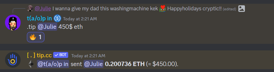 Tell me who's the greatest server out there? <a href="/0xCrypticCrypto/">Cryptic Crypto</a> On top, Holiday season may be over but santa is still on cryptic!! Thankyousomuch muchlove!! 🫶