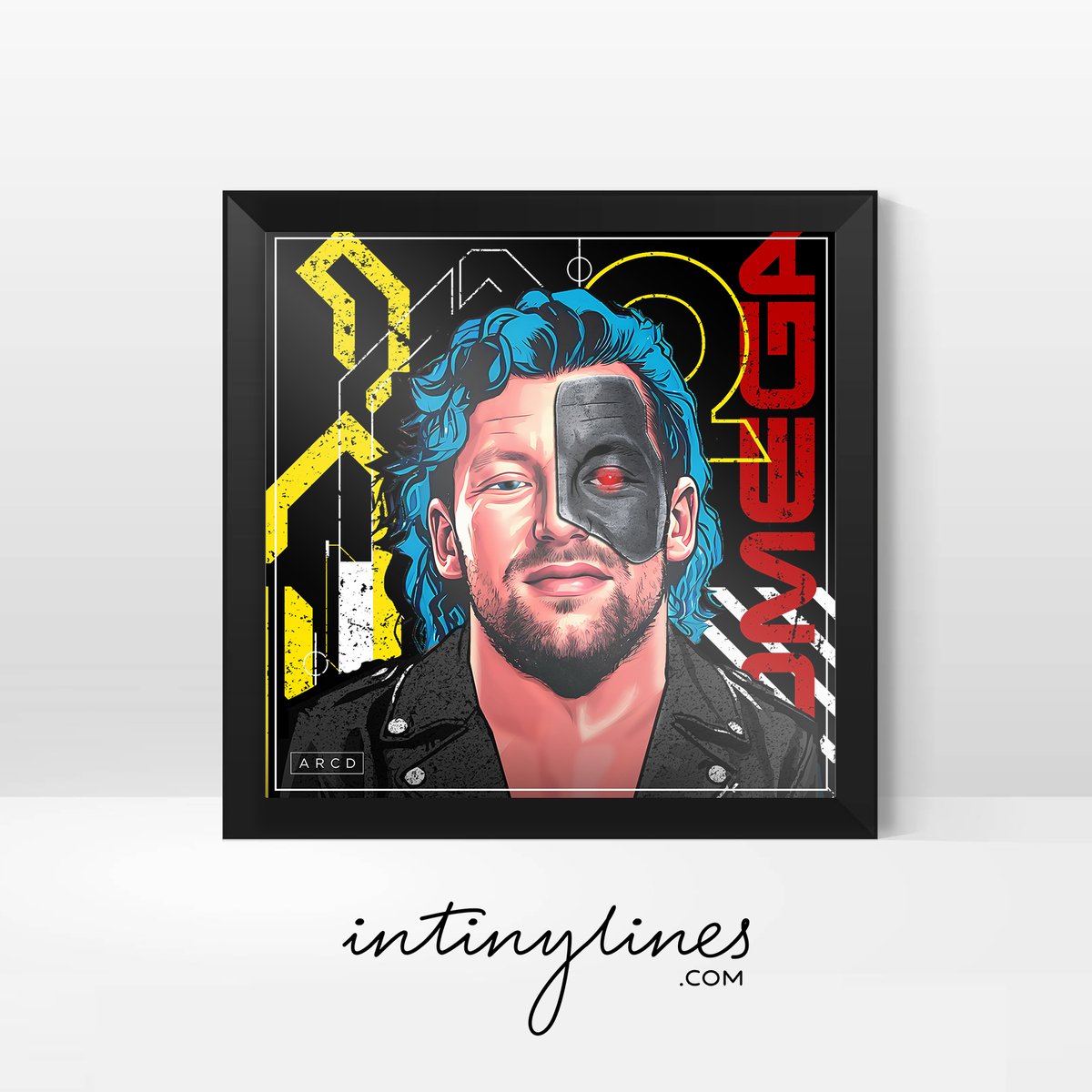 intinylines's tweet image. * FREE PORTRAIT GIVEAWAY  * 
Once I get to 350 followers, I'll be giving away a 16x16 framed print of my first ever wrestling portrait, "Bout Machine," inspired by @KennyOmegamanX.

To enter:
- Follow me.
- Like and re-post this post.

Good luck, and thank you for the support!❤️