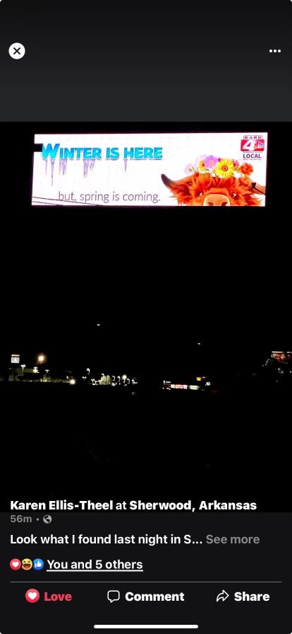 MeldoggMorgan's tweet photo. Who needs a 🐐 when you’ve got The Yak!  Awesome billboard.
@ToddYakoubian https://t.co/bSYKCxYDqX
