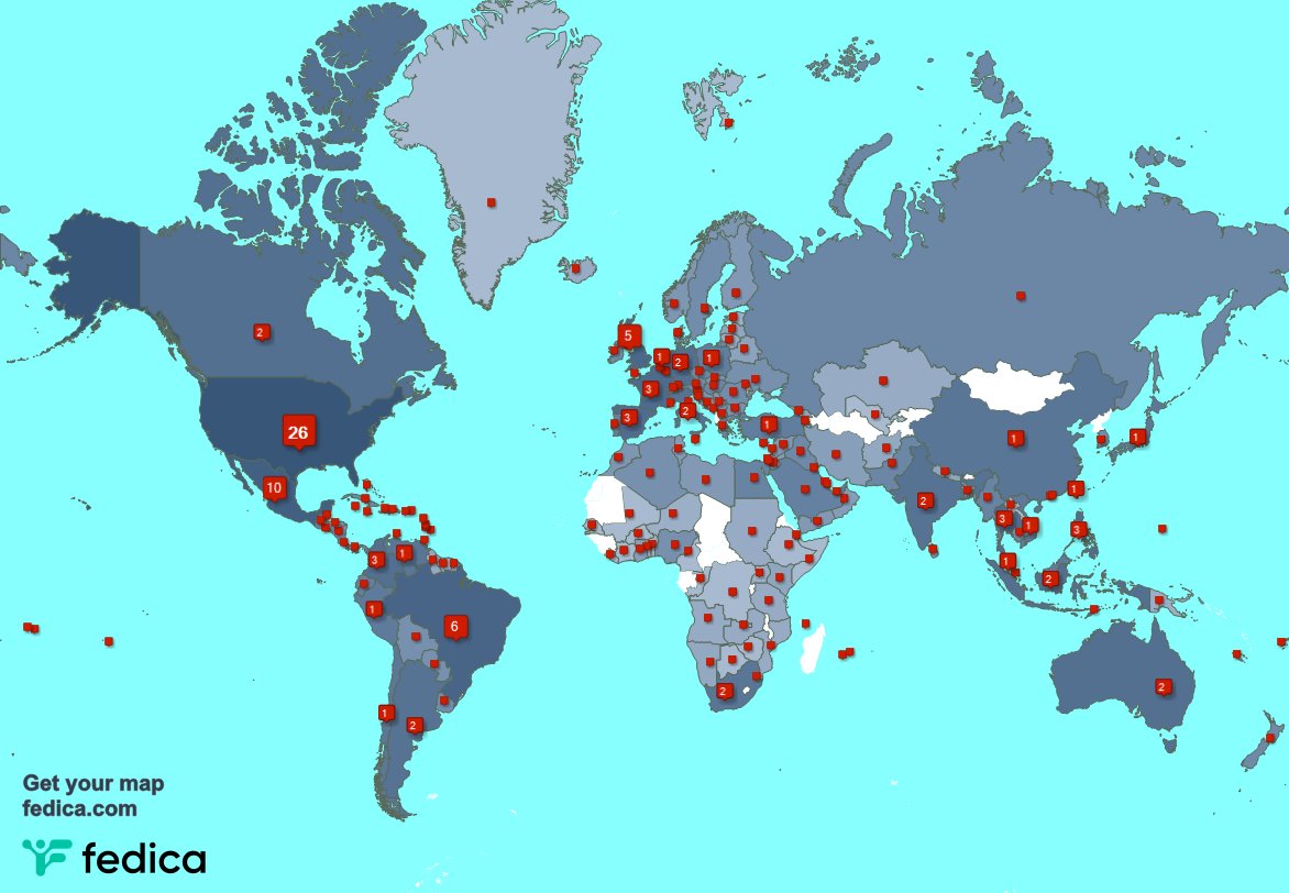 I have 350 new followers from Thailand 🇹🇭, France 🇫🇷, Pakistan 🇵🇰, and more last week. See fedica.com/!AlcibiadeEroe