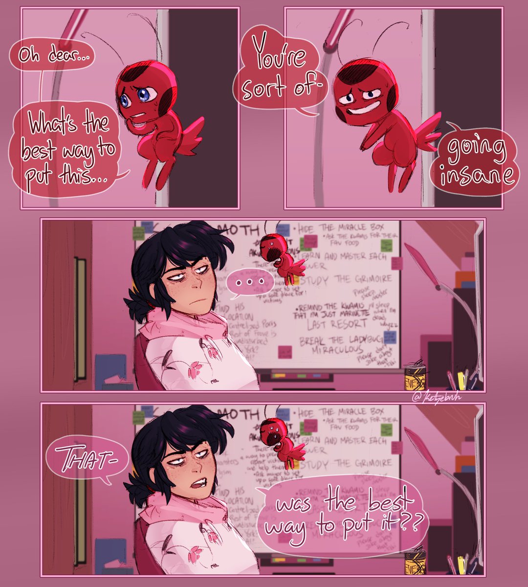 katzebruh's tweet photo. Welcome to the Marinette Multiverse, a comic series I'm creating because the idea is right there after the special akjdsk 

Part 1

#mlb #MiraculousLadybug https://t.co/CYQHYXD86a