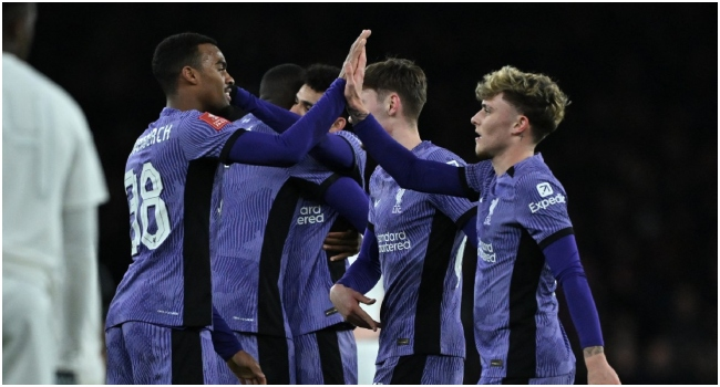 channelstv's tweet photo. Liverpool Stage Late Show To Stun Arsenal In FA Cup Third Round
https://t.co/wXPsnuzJVr https://t.co/biWlIvYGNo