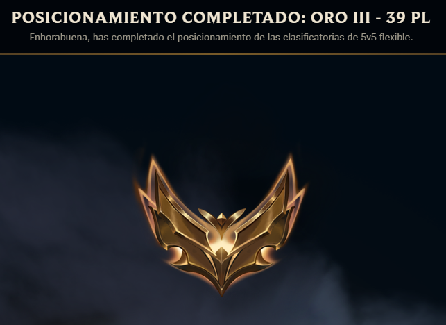 Gema__Moreno's tweet photo. He llegado a oro mucho antes de lo que esperaba, ya no hay emoción 🥲 #LoL #ranked #flexible #gold #oleYo https://t.co/jTpr6mXHNn
