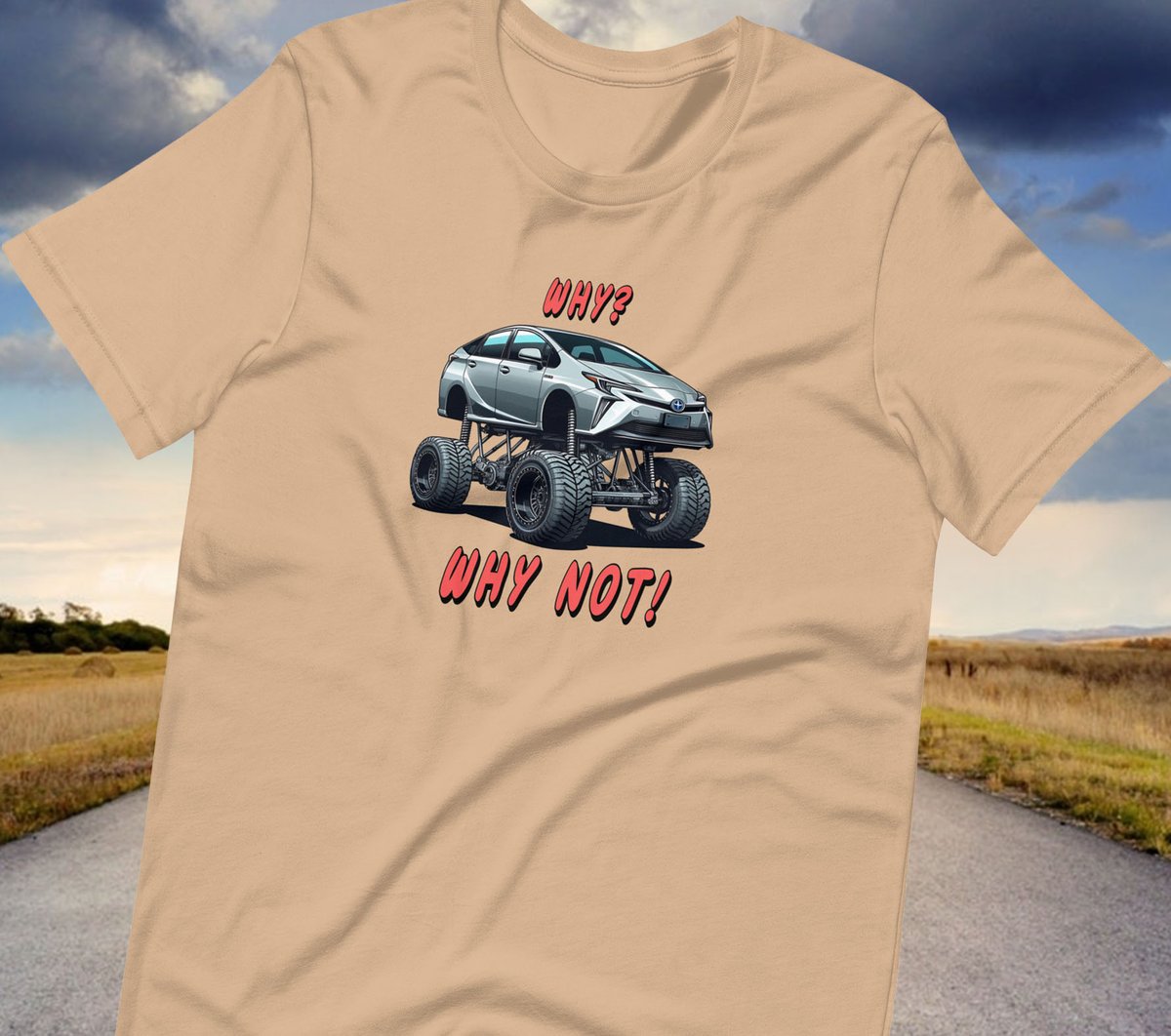 Knew we could, not if we should.  20% Off Sale Now.
Link in Reply👇🚗👇🚗👇🚗👇
#Car #CarLife #LowRider #Prius #Lifted #Racing #Racer #Formula1 #Forza #GranTurismo #Civic #Toyota #toyotagazooracing #MonsterTruck #Truck #LiftedTruck