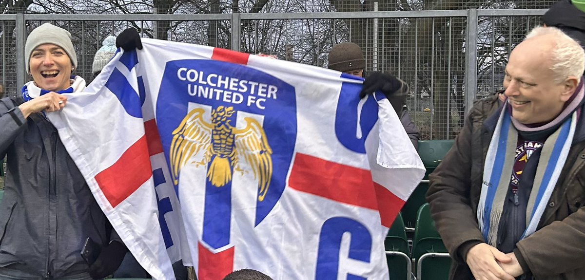 Great to get along to see the #ColU women with my mate Bill Lawrance from Colne Radio.  Bumped into Labour’s Pam Cox who was clearly enjoying getting behind the Us. It was 4-3 to the Us. We went 4-0 up only to see Barking launch a spirited fight back. Up the Us!