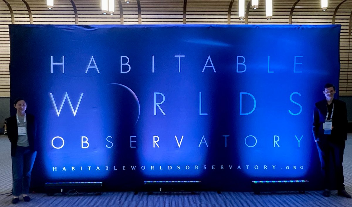 🦇batppl 🦇 at #aas243 (<a href="/astrogrant/">Grant Tremblay</a>) put up this gorgeous display  #habitableworldsobs ✨  

help advance HWO by joining a working group! docs.google.com/forms/d/e/1FAI…

list of groups here: smd-cms.nasa.gov/wp-content/upl…    

at NASA booth Mon 5-6:30 to help answer your ?'s - come say hi!
