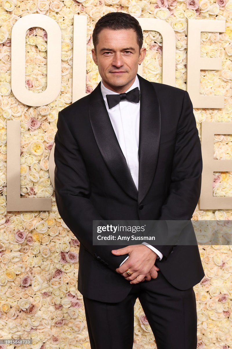 Orlando Bloom acabou de chegar no tapete vermelho do 81st Annual Golden  Globe Awards, 2024. #GoldenGlobes, image size:800x1200