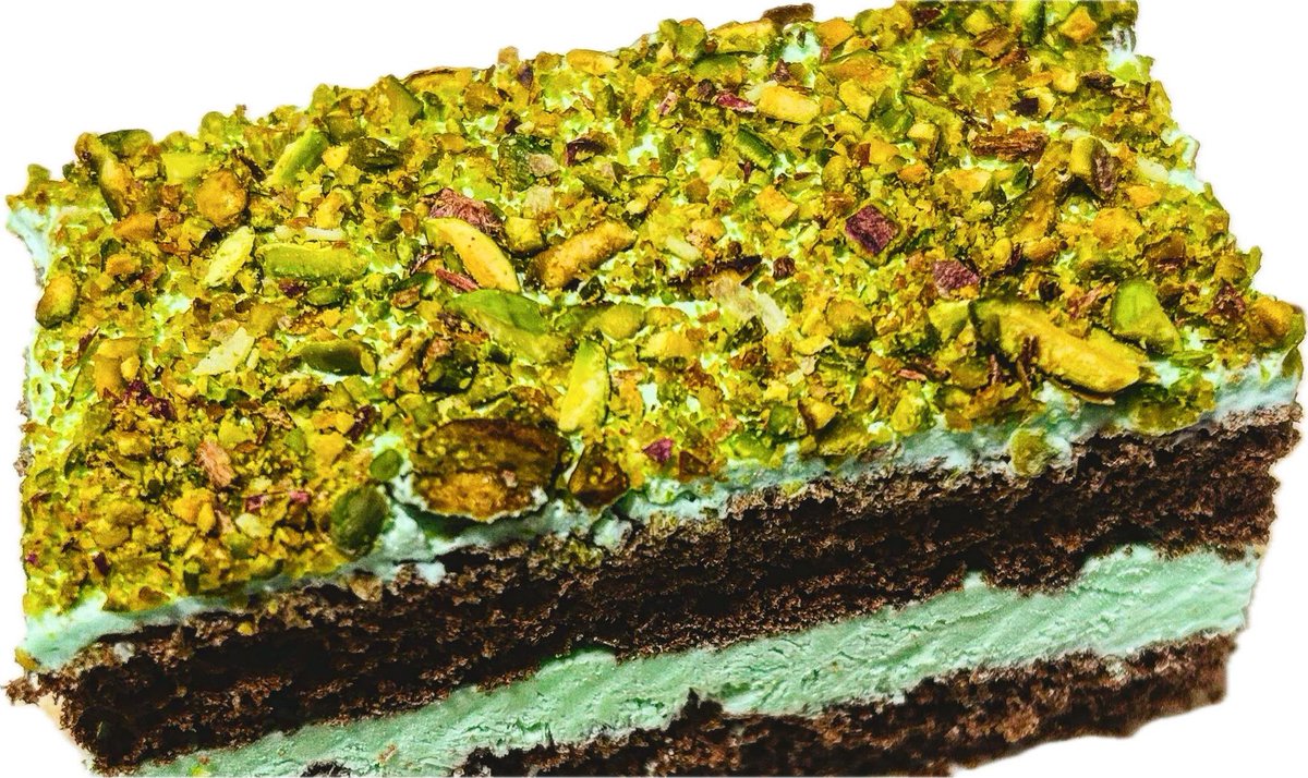 Manaminoo5's tweet photo. Chocolate Pistachio Gateau https://t.co/dy9gStrpqV