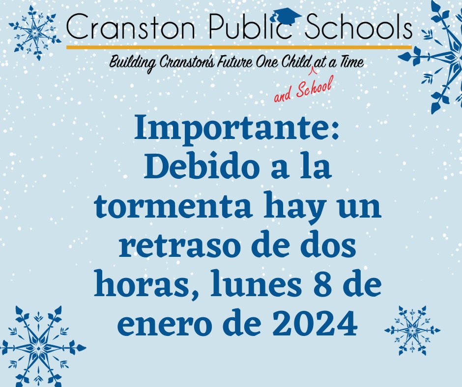 Cranston School Dept tweet media