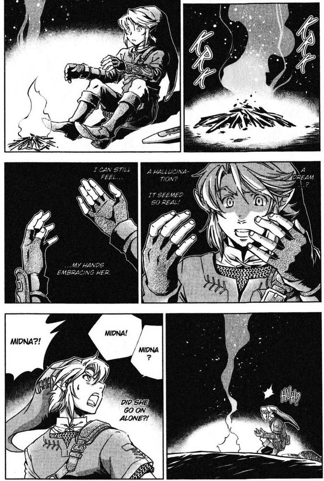 if I had a dime for every time a Link was sat around a campfire lamenting the inability to embrace a princess in his arms I'd have 2 dimes which isn't a lot but it's weird that it's happened twice 