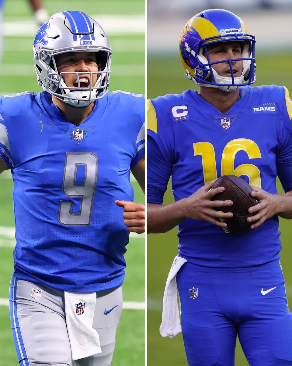 It’s happening… 🍿 Jared Goff vs. Matthew Stafford Rams vs. Lions in the Wild Card