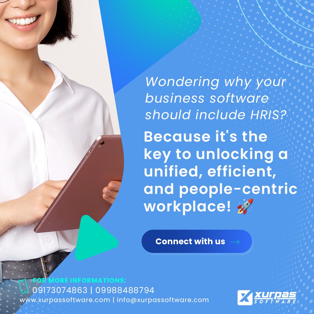 XurpasSoftware's tweet photo. Empower your business with ERP4 Workforce – the perfect blend of ERPNext and HRIS! 

From streamlined employee management to data-driven decisions, HRIS enhances your ERP, ensuring a seamless integration that fuels business success.

Visit https://t.co/Ir0qxcpjaK 📈✨ #ERPNext https://t.co/8OtmLhVTbt